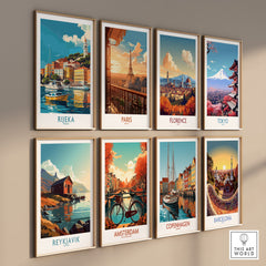 Rijeka Travel Print Croatia-This Art World