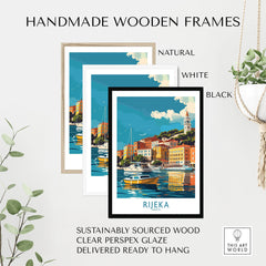 Rijeka Travel Print Croatia-This Art World
