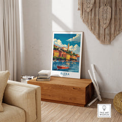 Rijeka Wall Art Print Croatia-This Art World