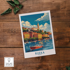 Rijeka Wall Art Print Croatia-This Art World