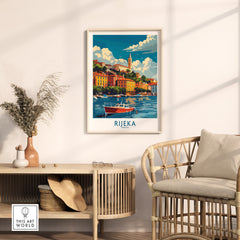 Rijeka Wall Art Print Croatia-This Art World