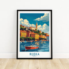 Rijeka Wall Art Print Croatia-This Art World