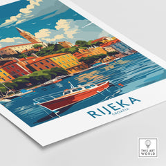 Rijeka Wall Art Print Croatia-This Art World
