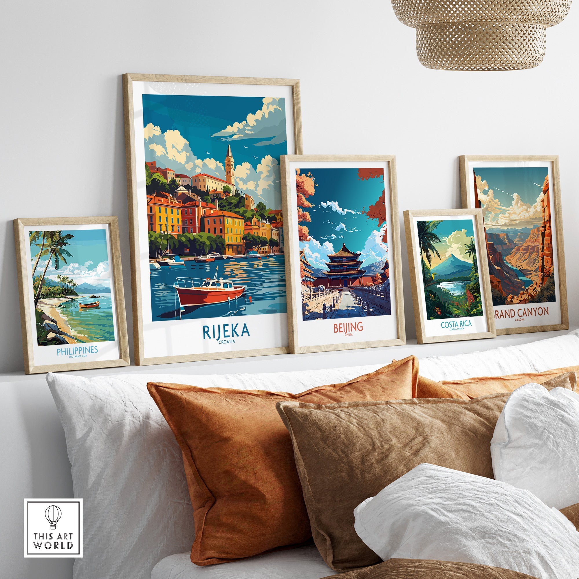 Rijeka Wall Art Print Croatia-This Art World