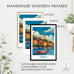 Rijeka Wall Art Print Croatia-This Art World