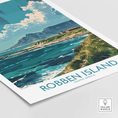 Robben Island Travel Poster South Africa-This Art World