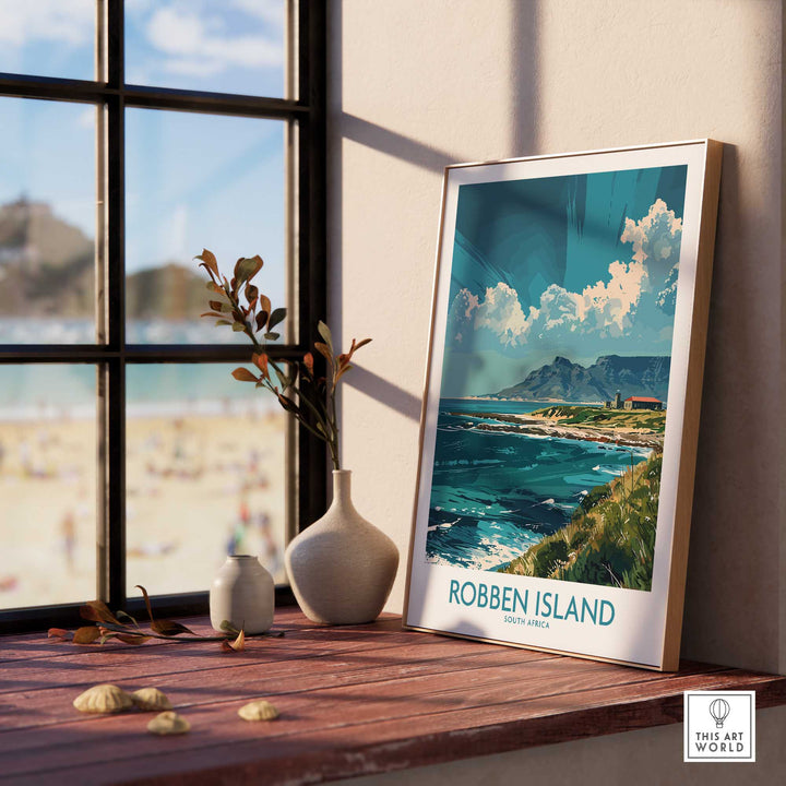 Robben Island Travel Poster South Africa-This Art World