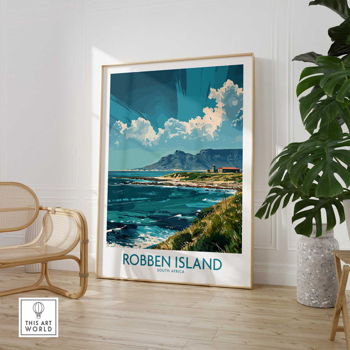 Robben Island Travel Poster South Africa-This Art World
