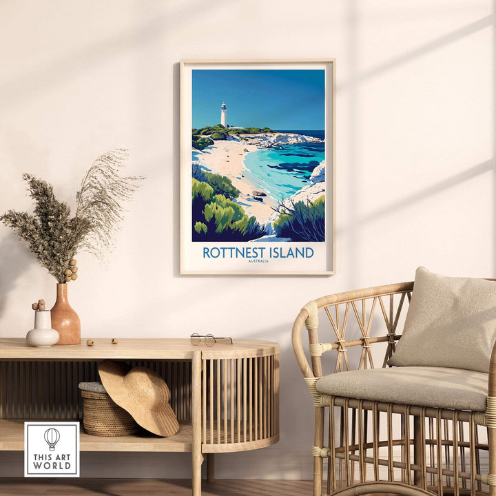 Rottnest Island Travel Poster