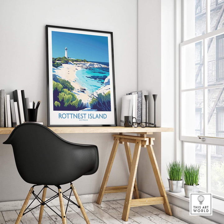 Rottnest Island Travel Poster