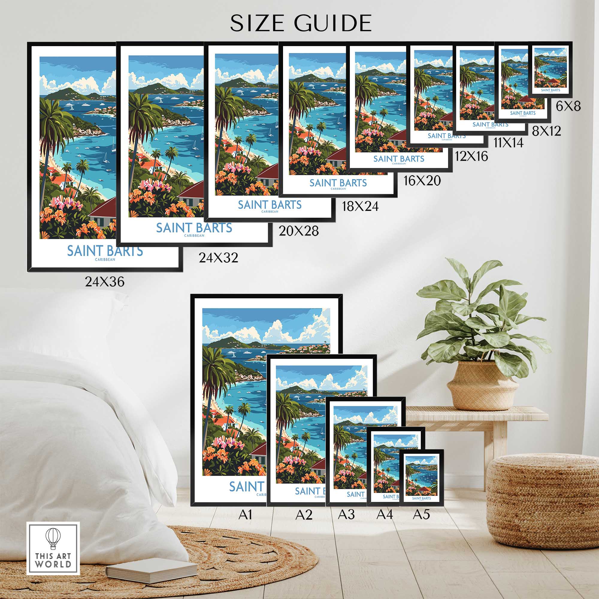 Saint Barts Wall Art - Saint Barthélemy-This Art World