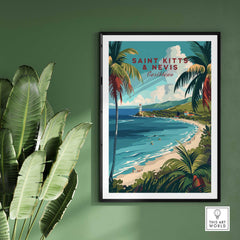 Saint Kitts and Nevis Art Print-This Art World