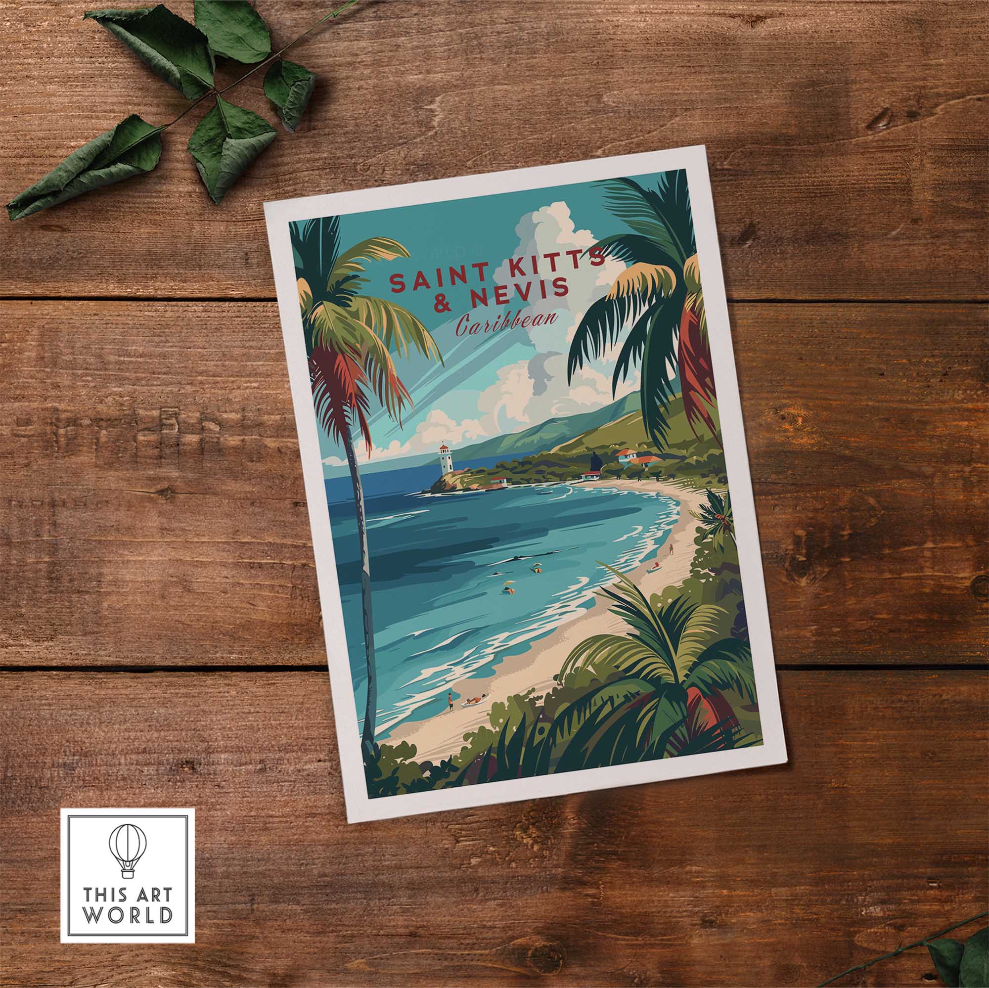 Saint Kitts and Nevis Art Print-This Art World