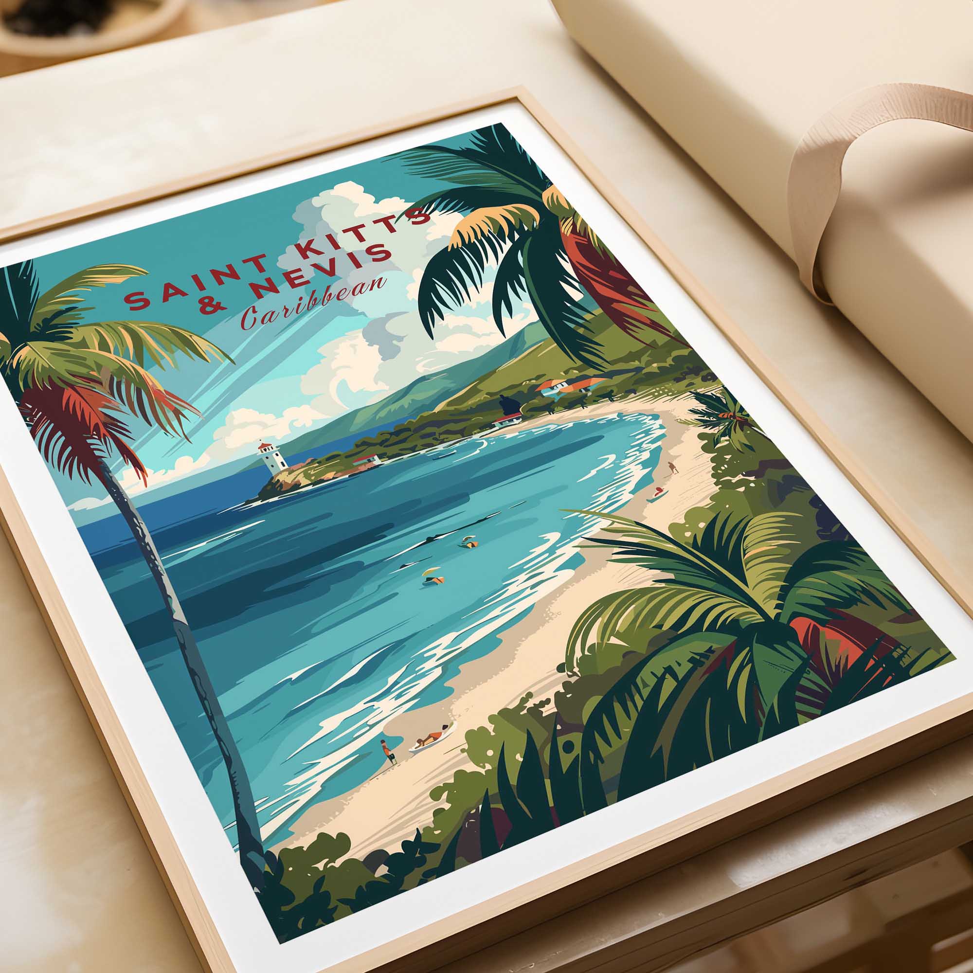 Saint Kitts and Nevis Art Print-This Art World