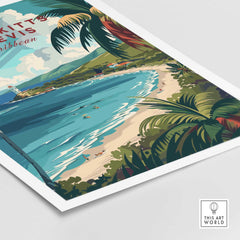 Saint Kitts and Nevis Art Print-This Art World
