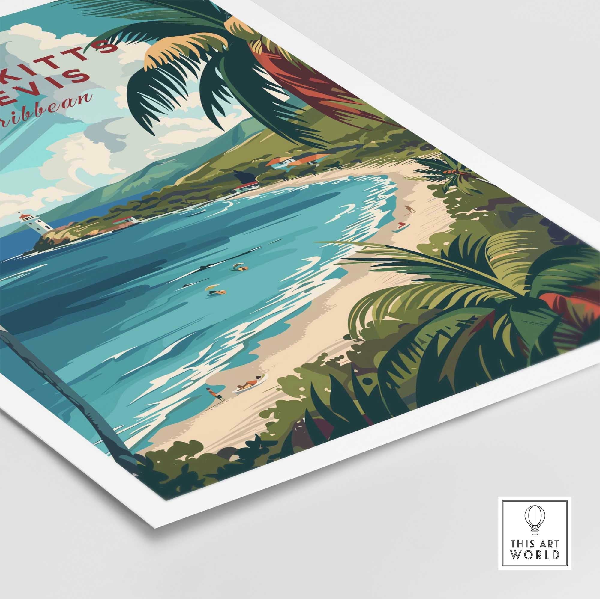 Saint Kitts and Nevis Art Print-This Art World