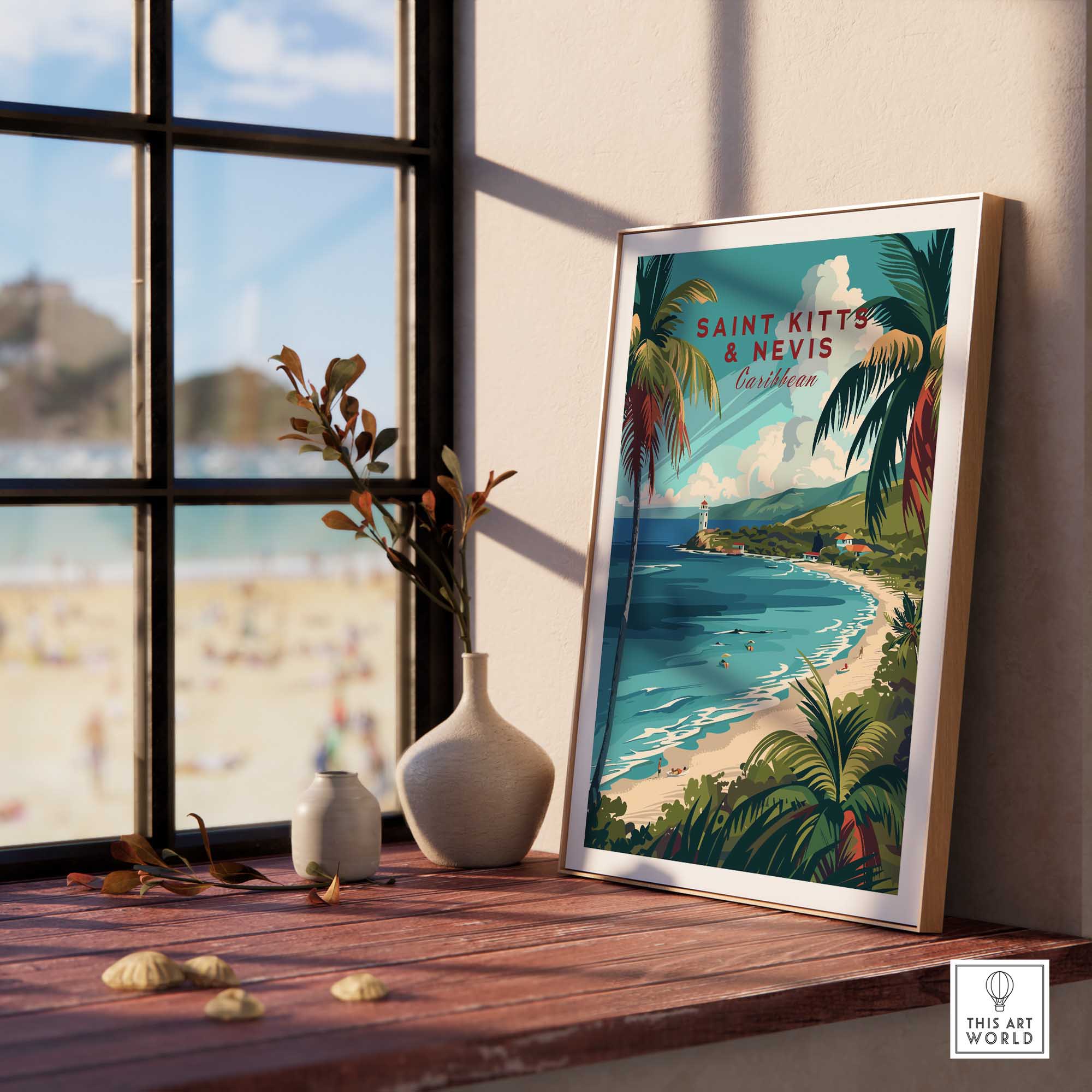 Saint Kitts and Nevis Art Print-This Art World