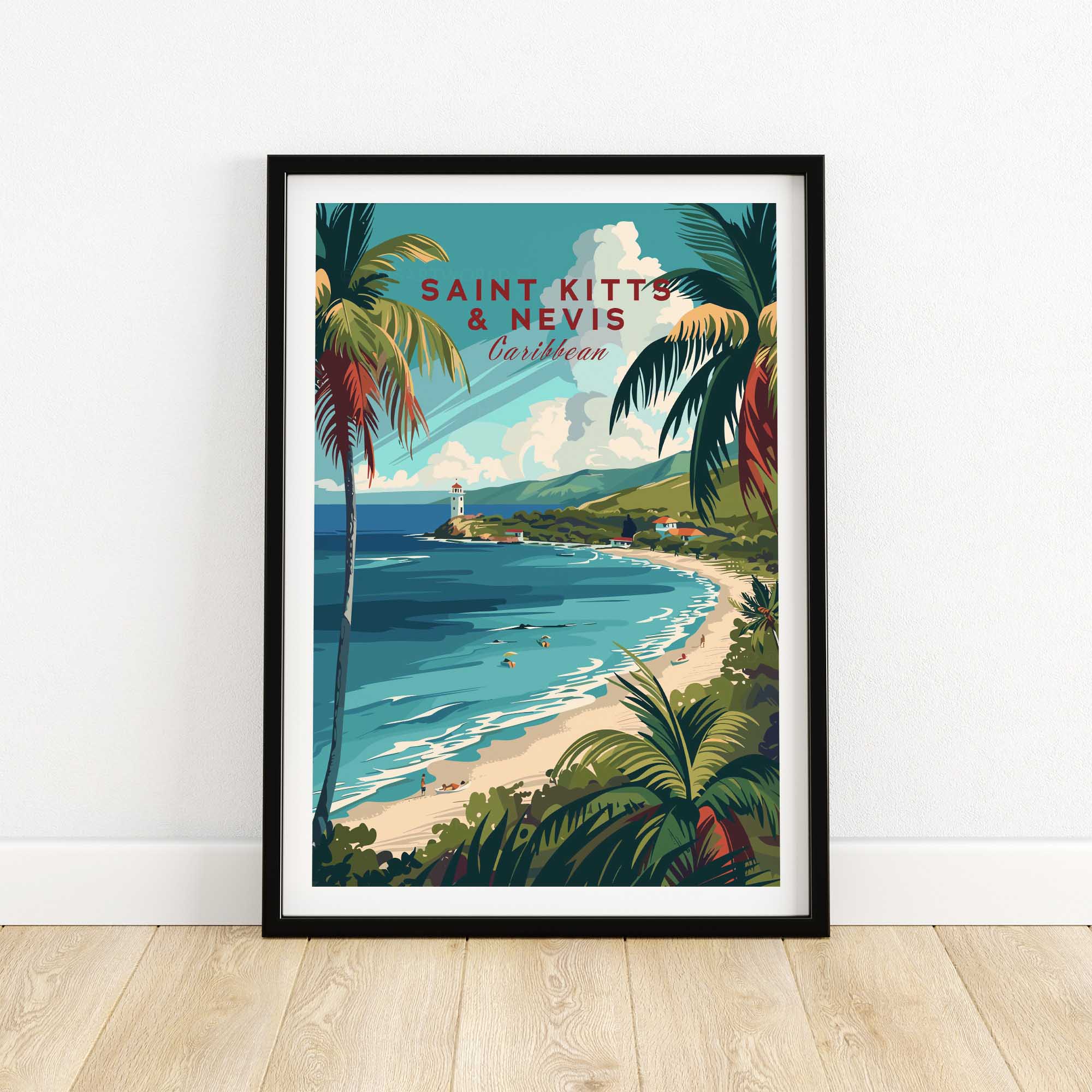 Saint Kitts and Nevis Art Print-This Art World