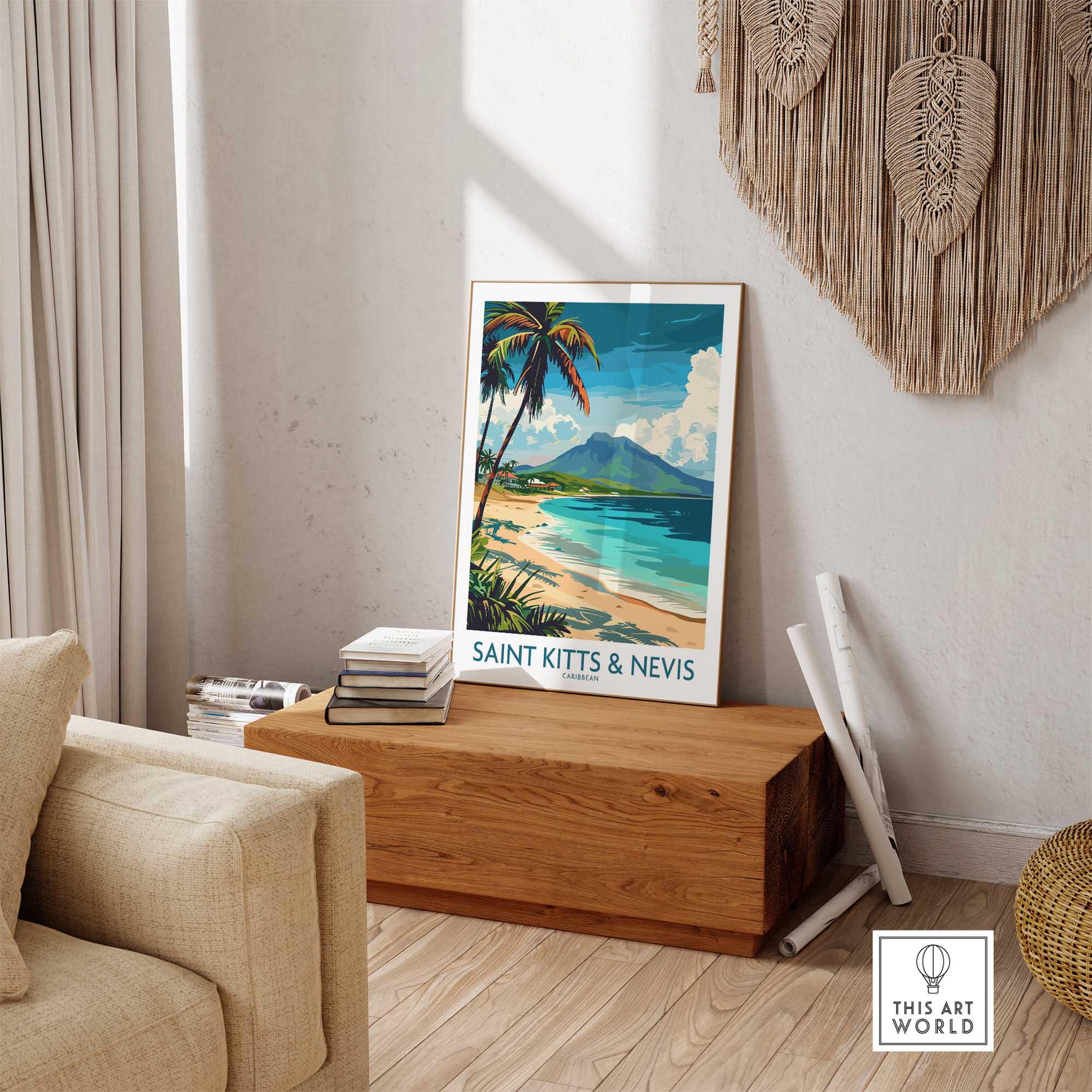 Saint Kitts and Nevis Poster-This Art World