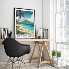 Saint Kitts and Nevis Poster-This Art World