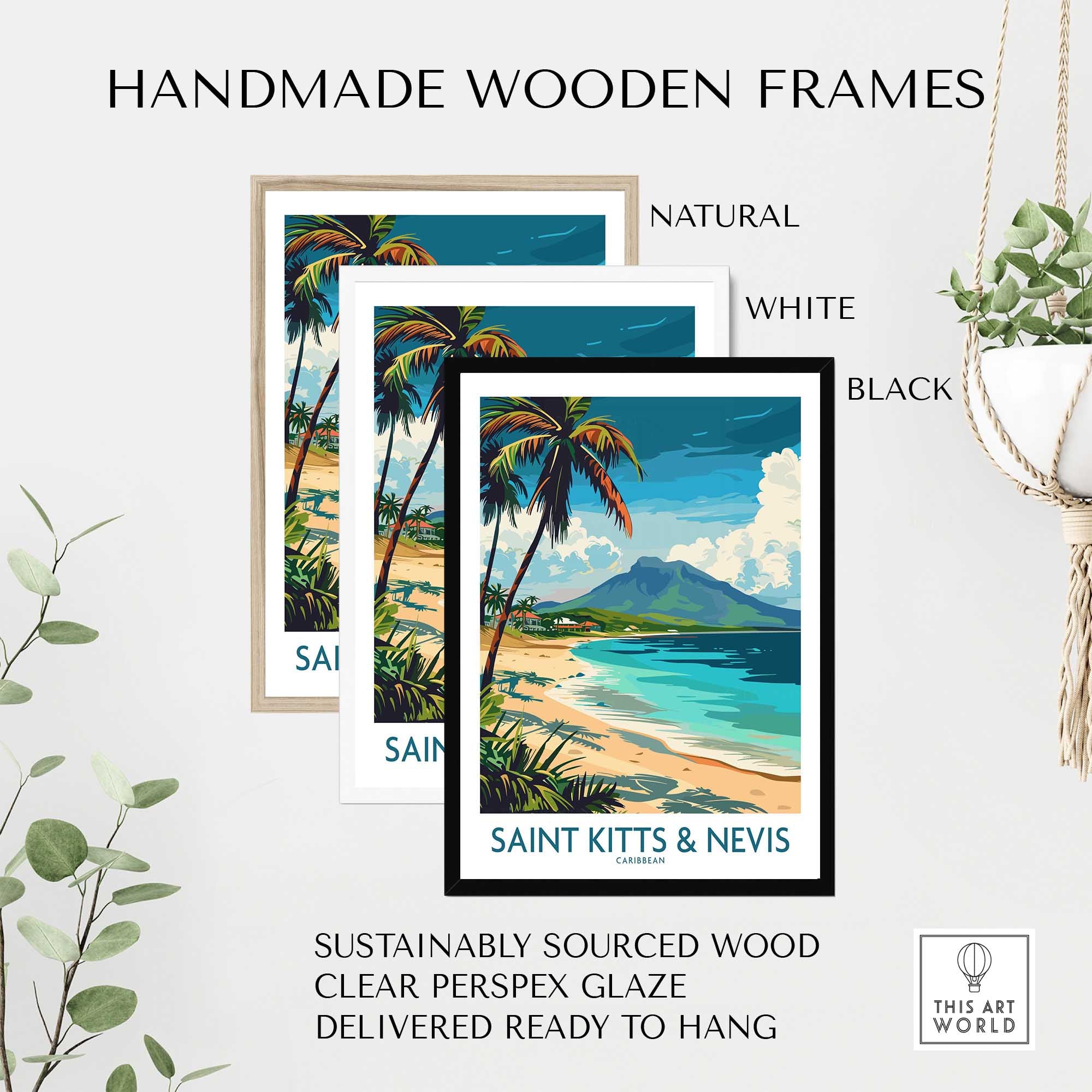 Saint Kitts and Nevis Poster-This Art World