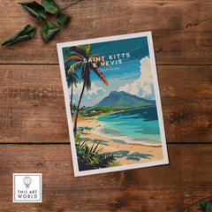Saint Kitts and Nevis Travel Poster-This Art World