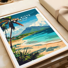 Saint Kitts and Nevis Travel Poster-This Art World