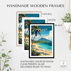 Saint Kitts and Nevis Travel Poster-This Art World