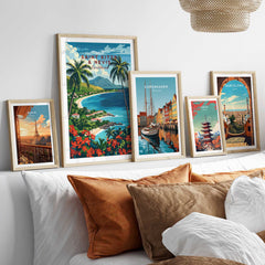 Saint Kitts and Nevis Travel Print-This Art World