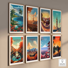 Saint Kitts and Nevis Travel Print-This Art World