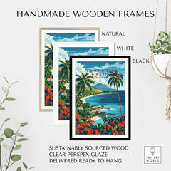 Saint Kitts and Nevis Travel Print-This Art World