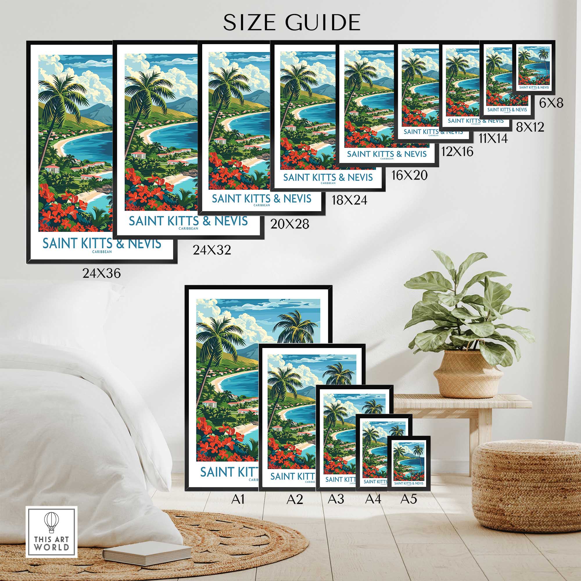 Saint Kitts and Nevis Wall Art-This Art World