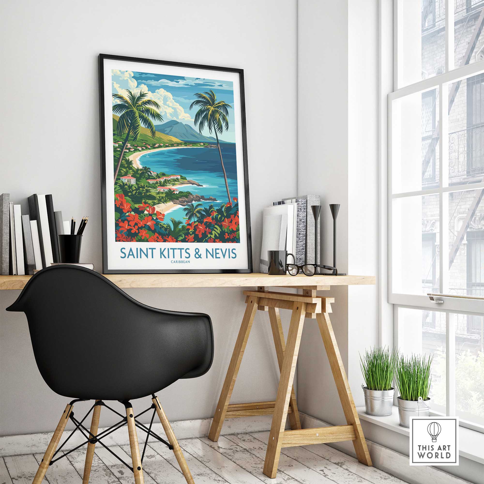 Saint Kitts and Nevis Wall Art-This Art World