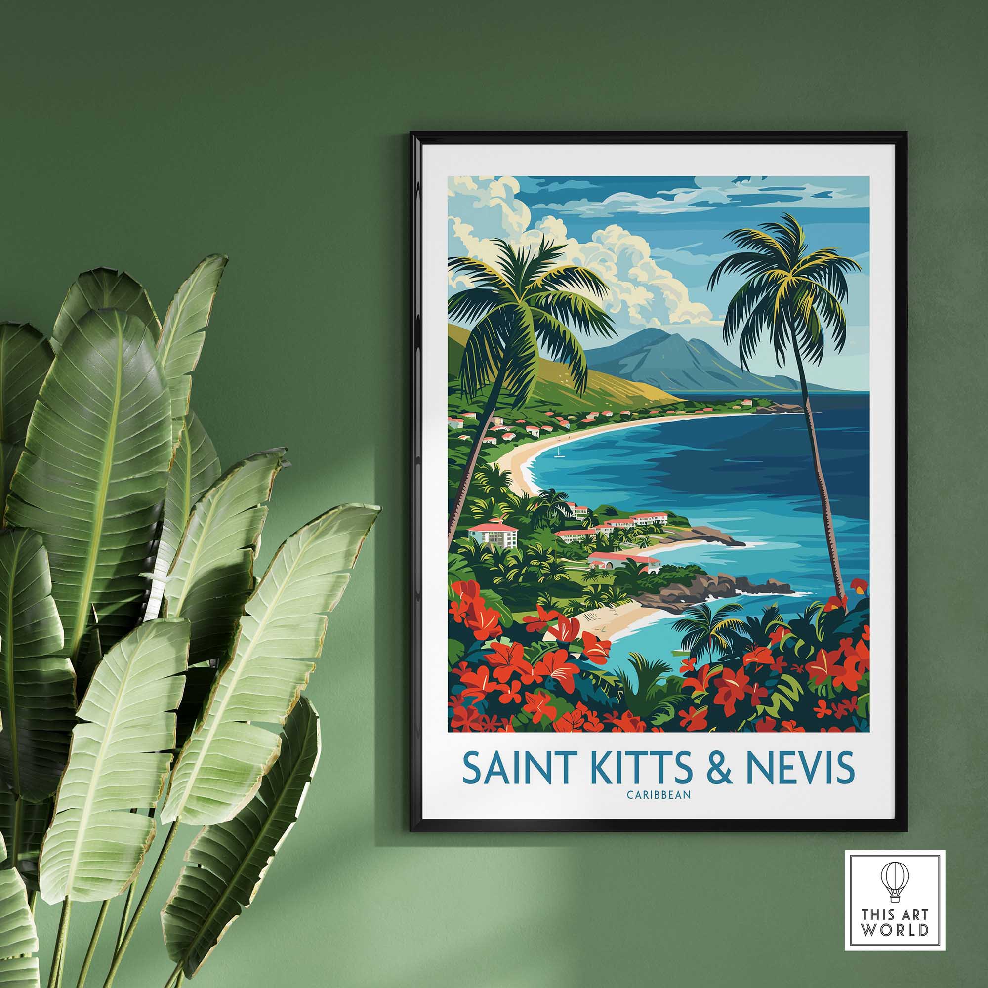 Saint Kitts and Nevis Wall Art-This Art World