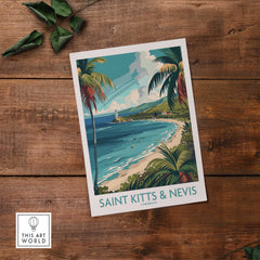Saint Kitts and Nevis Wall Art Print-This Art World