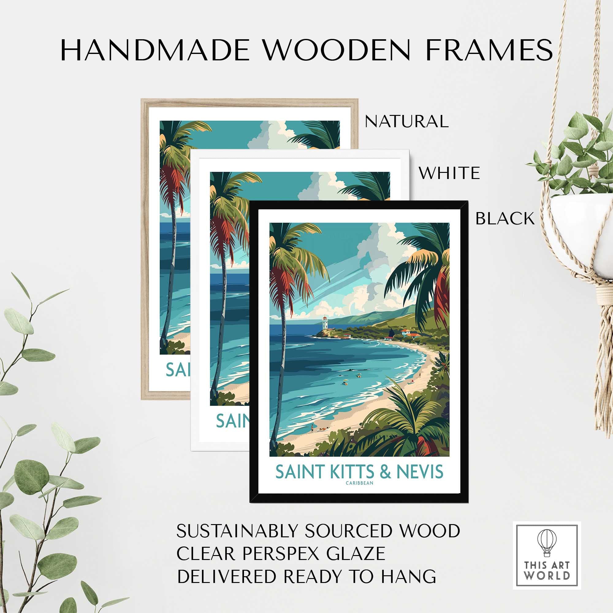 Saint Kitts and Nevis Wall Art Print-This Art World
