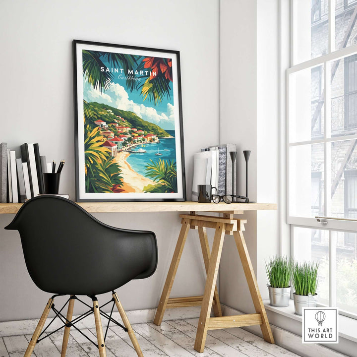 Saint Martin Travel Print