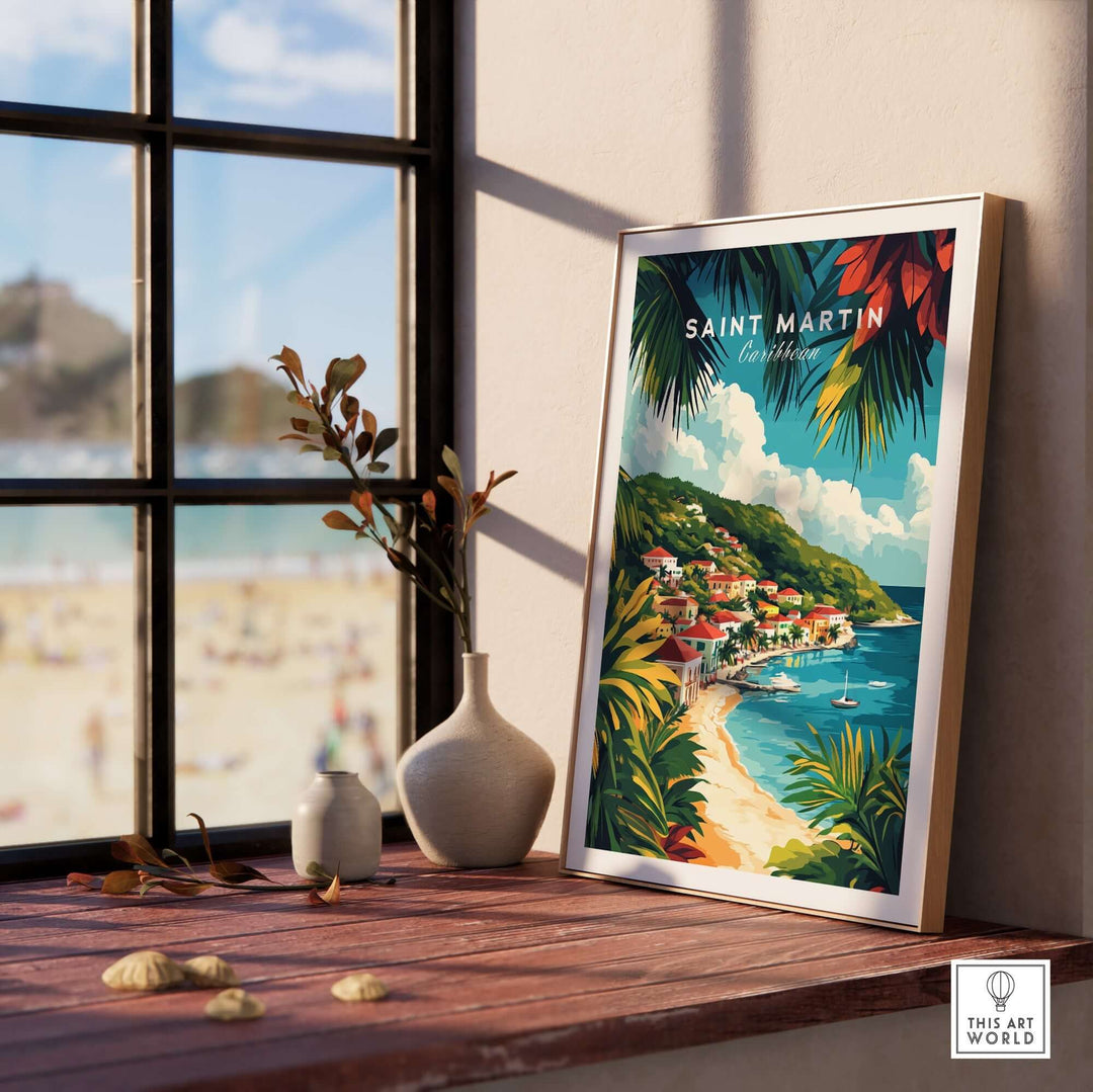 Saint Martin Travel Print