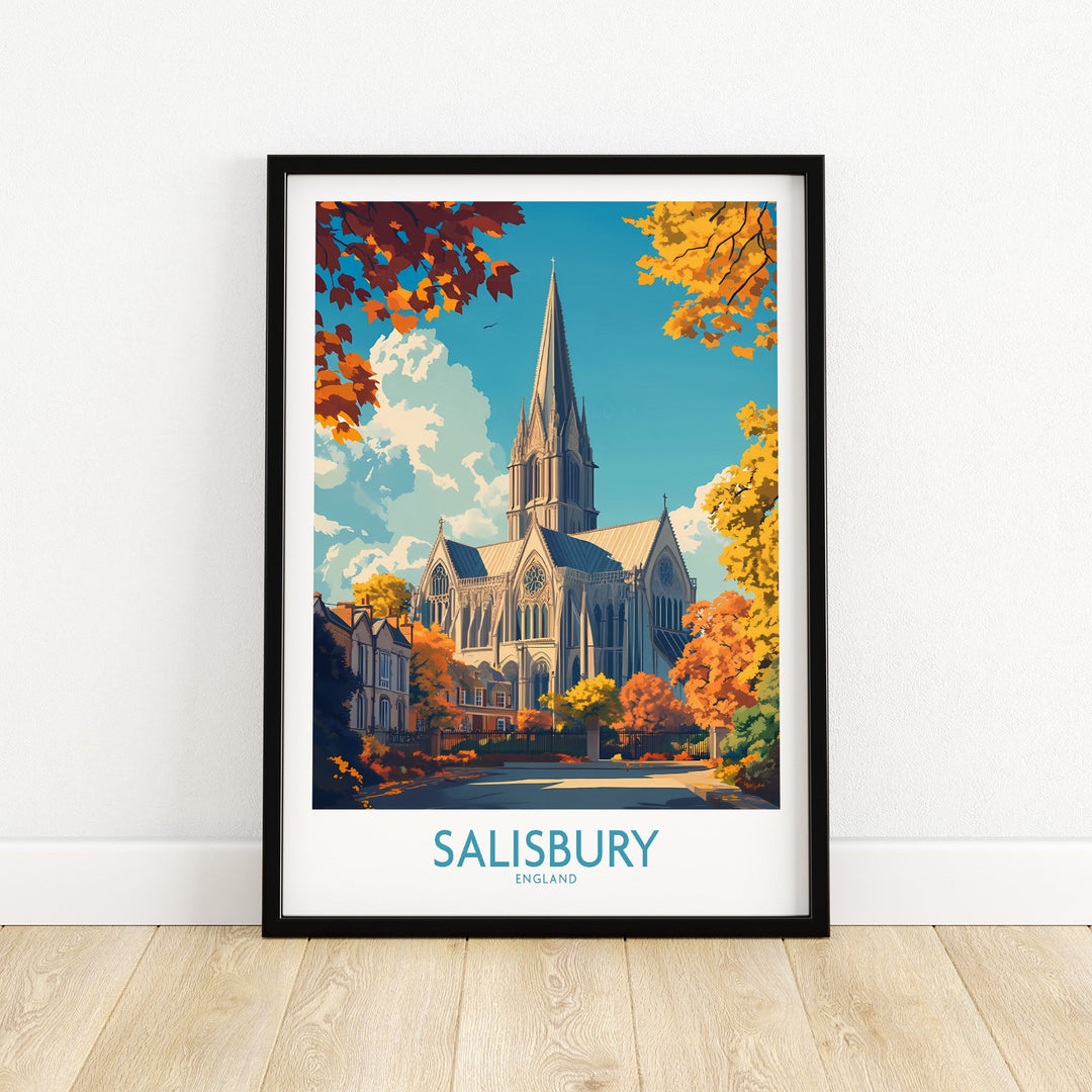 Salisbury Travel Poster