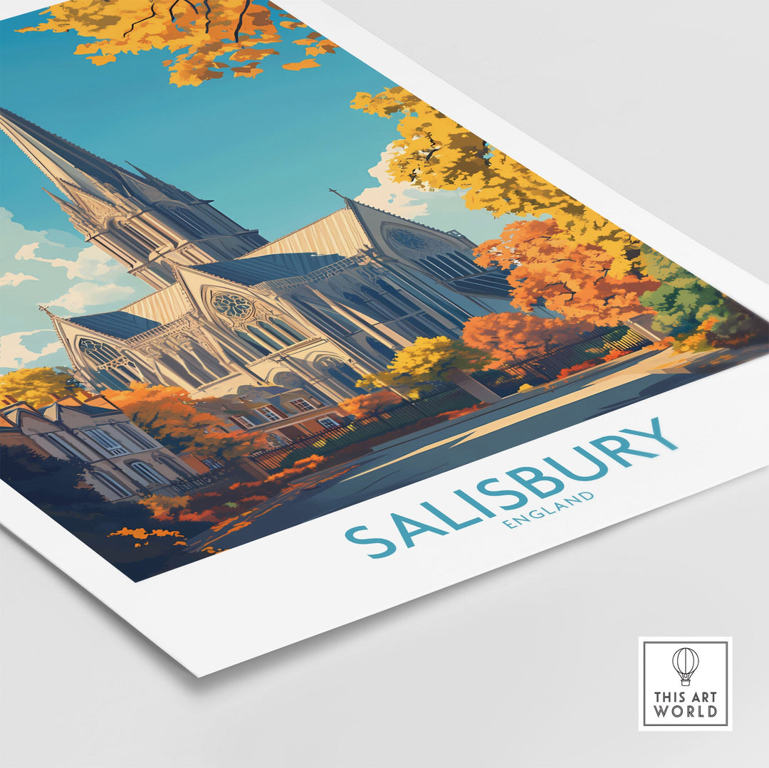 Salisbury Travel Poster