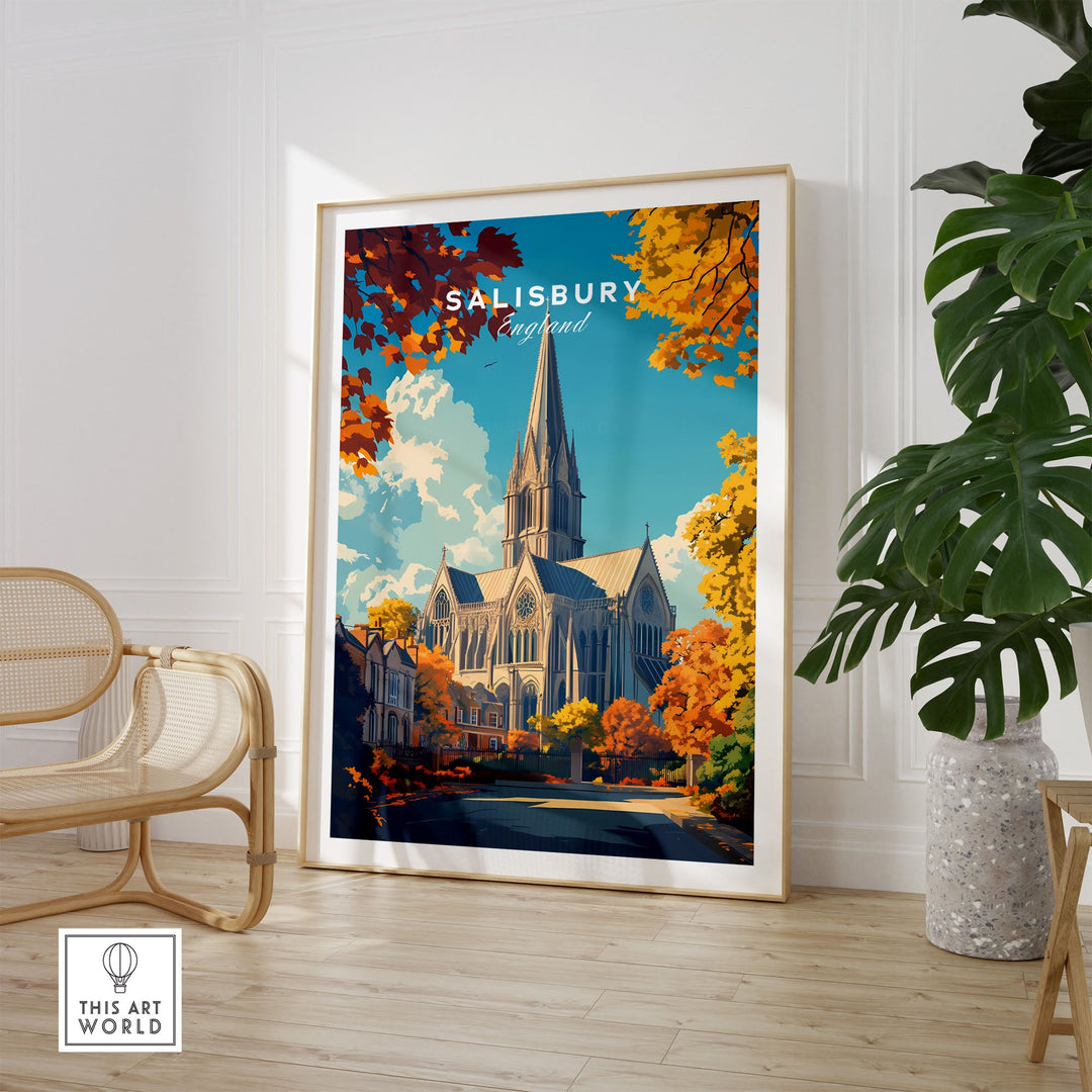 Salisbury Travel Print