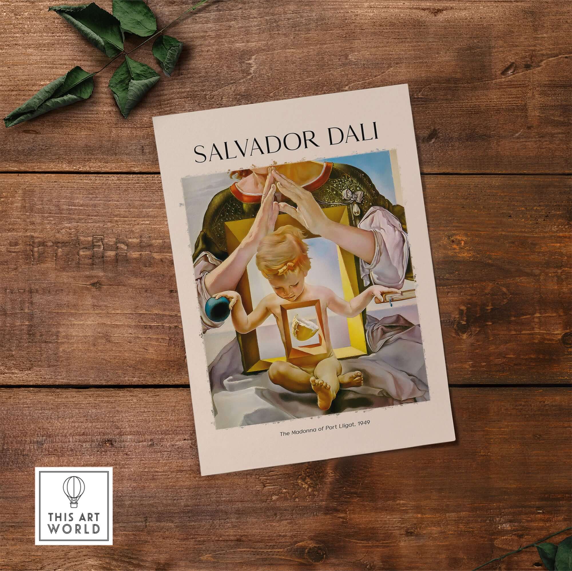 Salvador Dali Madonna Port Lligat 1949 Surrealist Religious Art Print Poster Gala