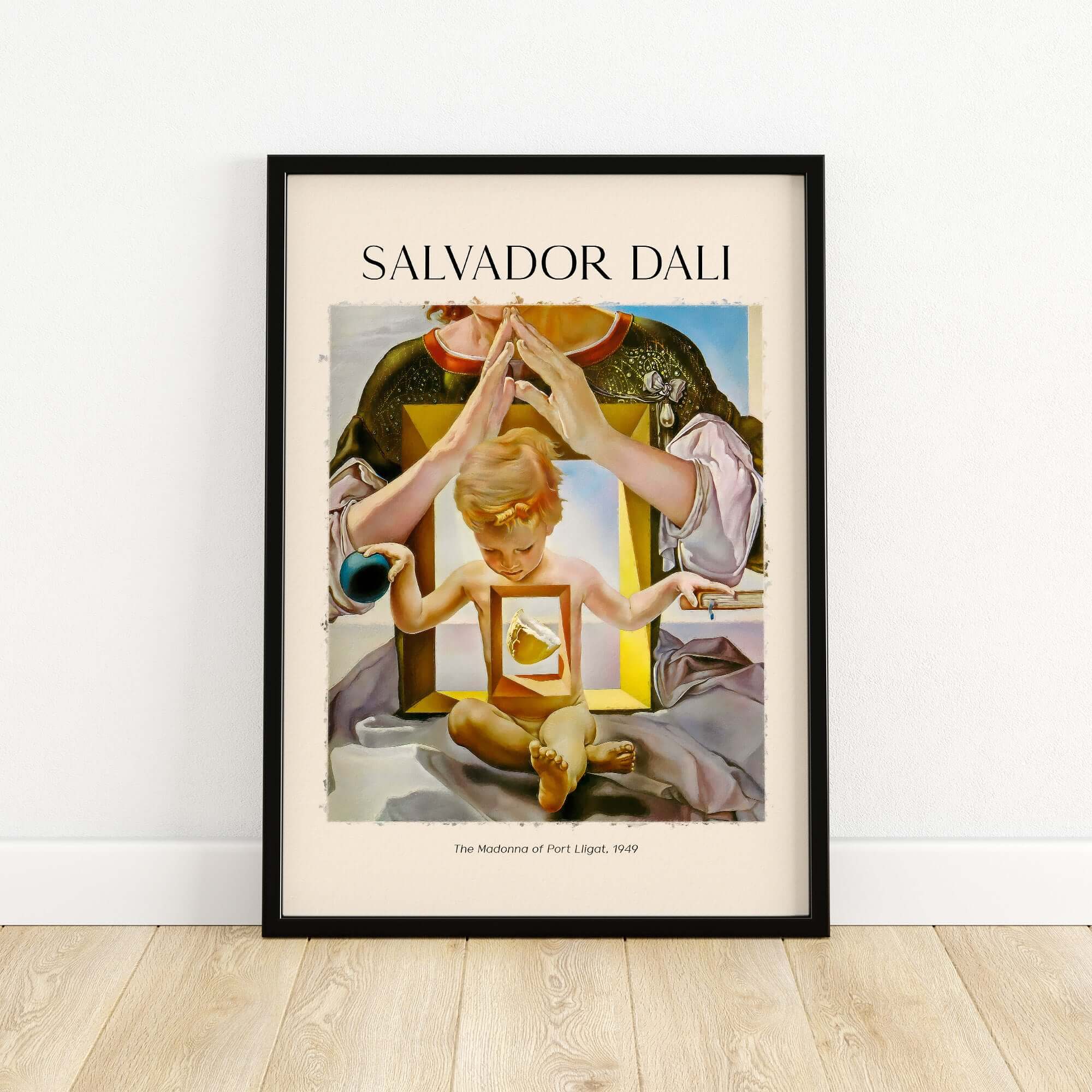 Salvador Dali Madonna Port Lligat 1949 Surrealist Religious Art Print Poster Gala