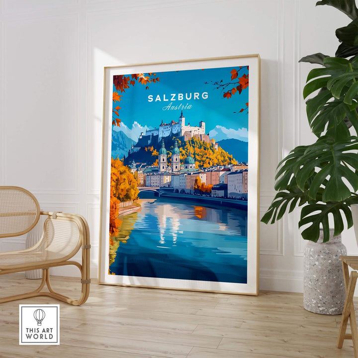 Salzburg Travel Print