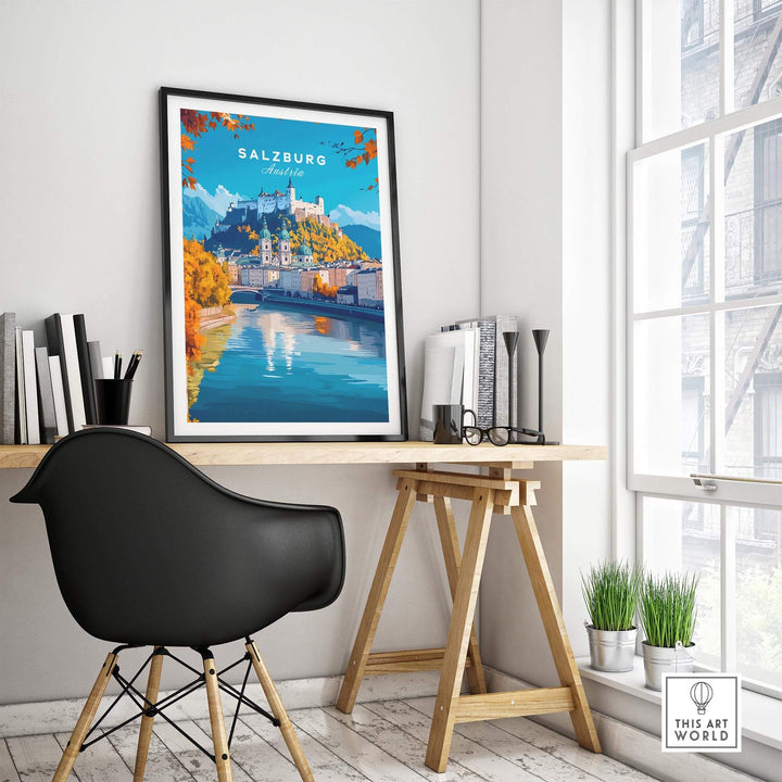 Salzburg Travel Print