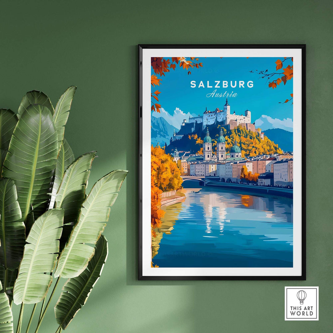 Salzburg Travel Print