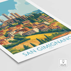 San Gimignano Art Print