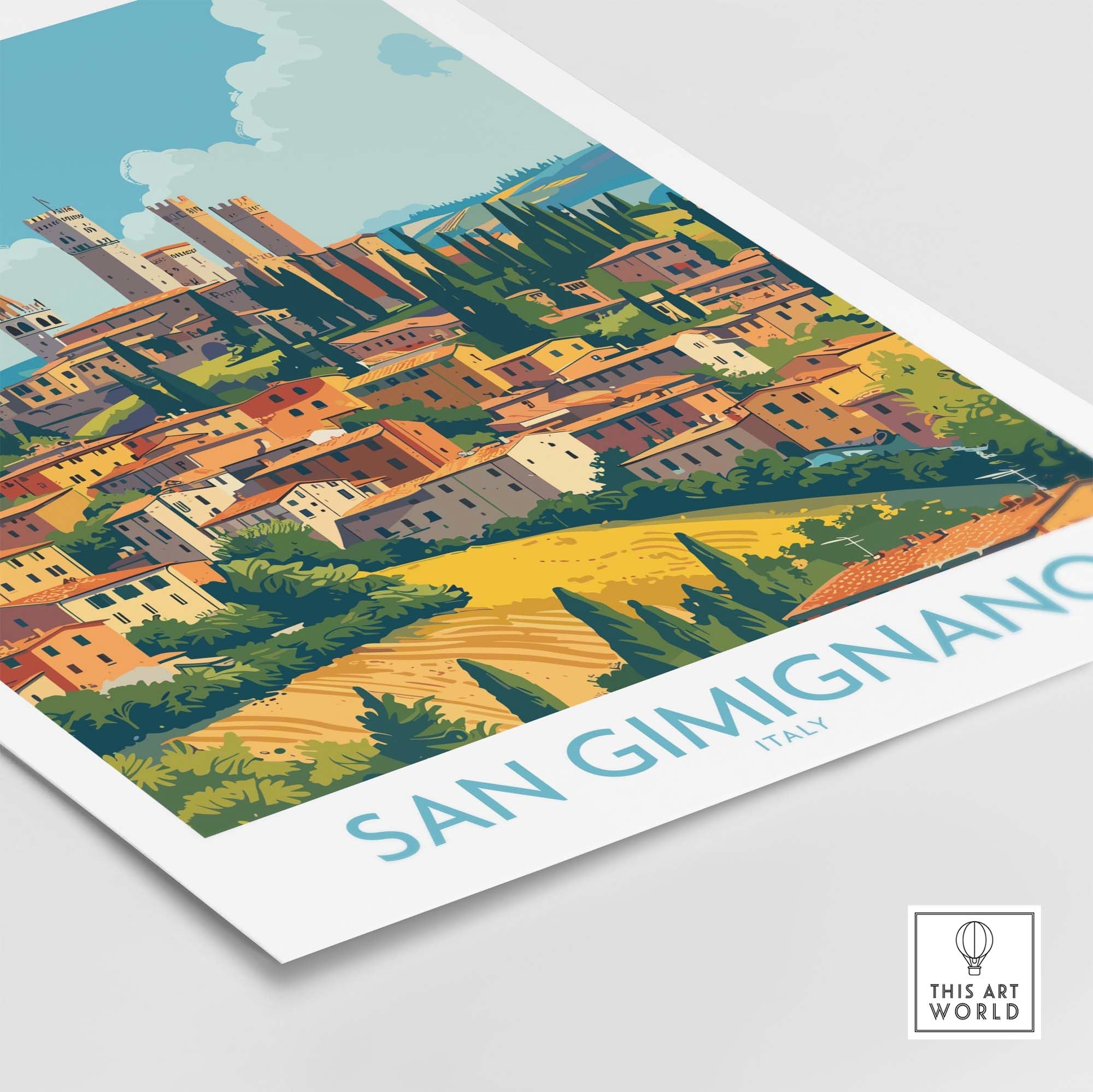 San Gimignano Art Print