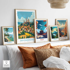 San Gimignano Art Print