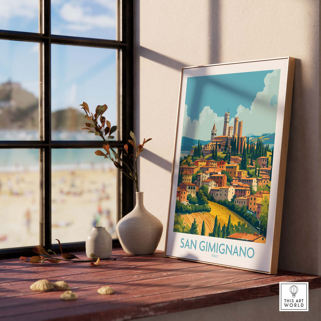 San Gimignano Art Print